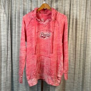 MV Sport United States Postal Worker Hoodie Sweatshirt Pink‎ & White XL Pullover